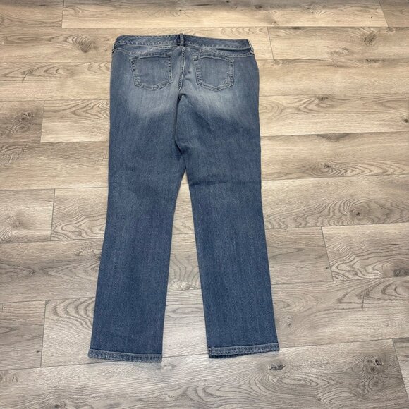 Torrid Ripped Distressed Denim Jeans Womens Size 14 Medium Wash Destroyed - Picture 14 of 14